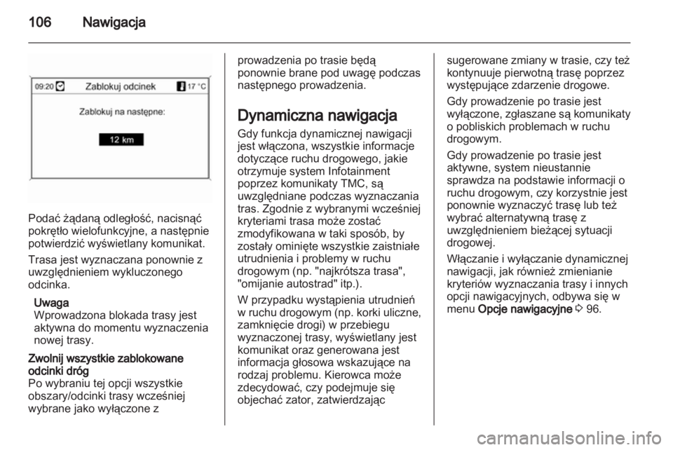 OPEL MERIVA 2012.5  Instrukcja obsługi systemu audio-nawigacyjnego (in Polish) 