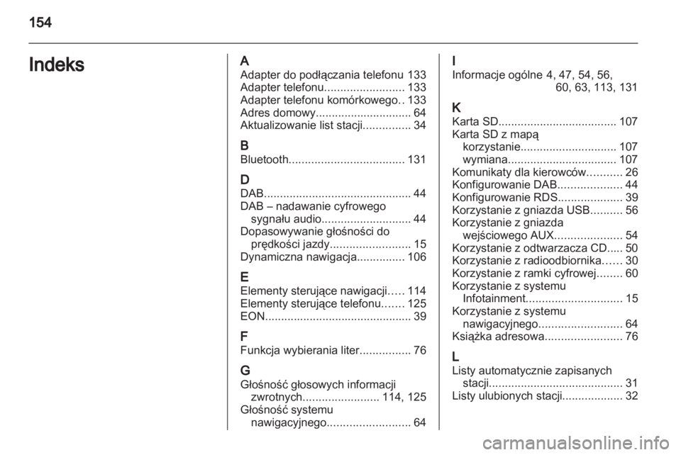 OPEL MERIVA 2012.5  Instrukcja obsługi systemu audio-nawigacyjnego (in Polish) 