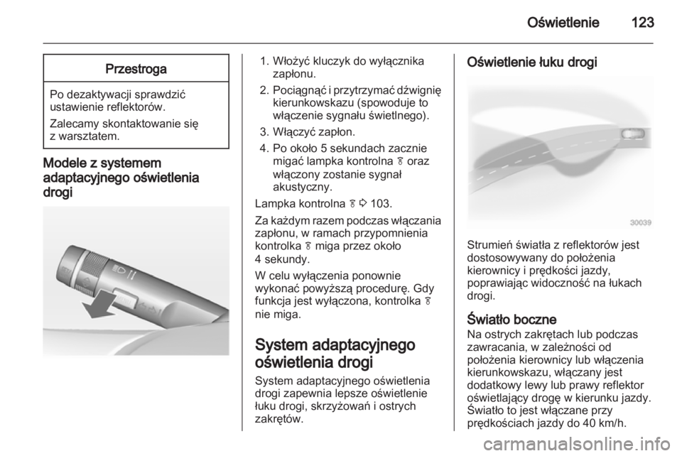 OPEL MERIVA 2012.5  Instrukcja obsługi (in Polish) 