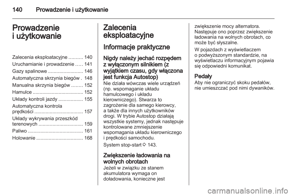 OPEL MERIVA 2012.5  Instrukcja obsługi (in Polish) 