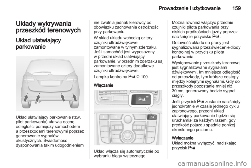OPEL MERIVA 2012.5  Instrukcja obsługi (in Polish) 