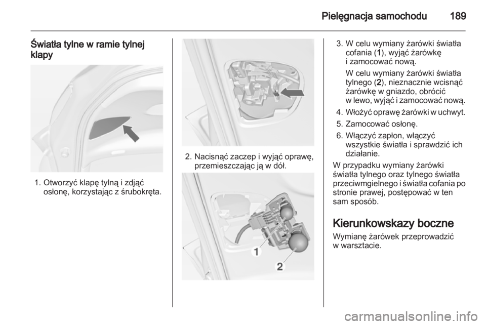 OPEL MERIVA 2012.5  Instrukcja obsługi (in Polish) 