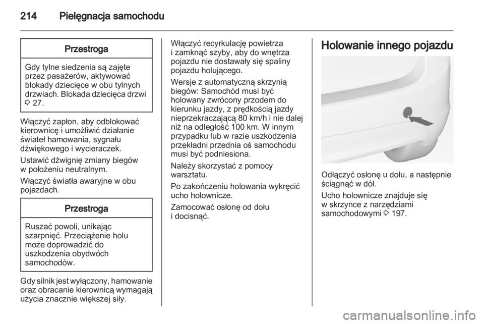 OPEL MERIVA 2012.5  Instrukcja obsługi (in Polish) 
