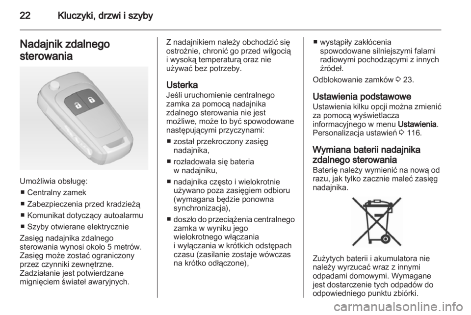 OPEL MERIVA 2012.5  Instrukcja obsługi (in Polish) 