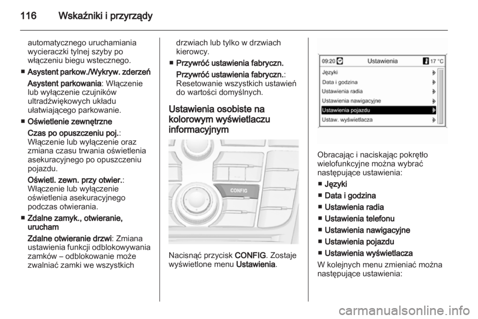 OPEL MERIVA 2013  Instrukcja obsługi (in Polish) 