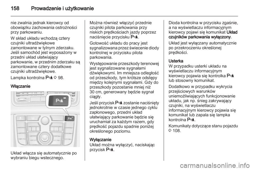 OPEL MERIVA 2013  Instrukcja obsługi (in Polish) 