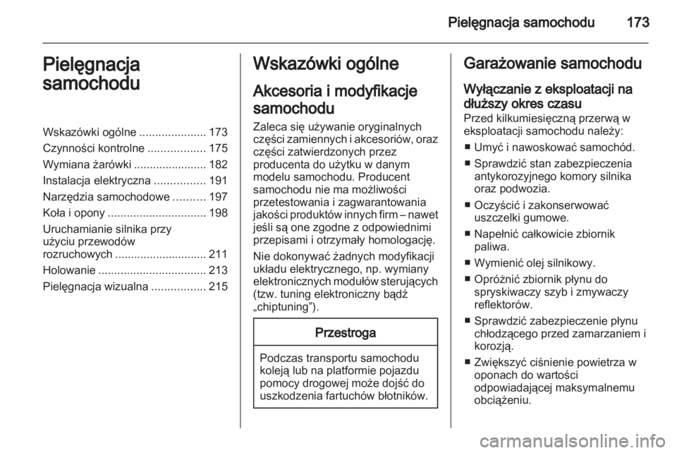 OPEL MERIVA 2013  Instrukcja obsługi (in Polish) 