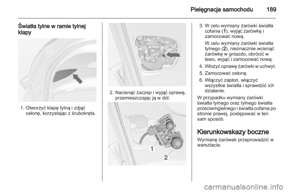 OPEL MERIVA 2013  Instrukcja obsługi (in Polish) 