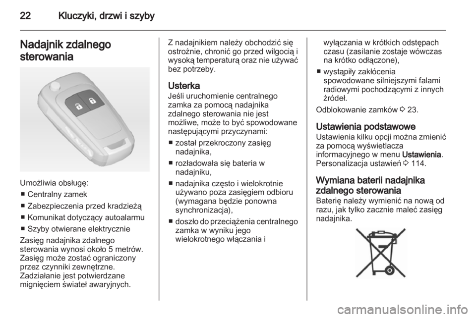 OPEL MERIVA 2013  Instrukcja obsługi (in Polish) 