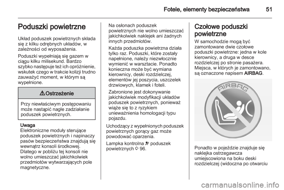 OPEL MERIVA 2013  Instrukcja obsługi (in Polish) 