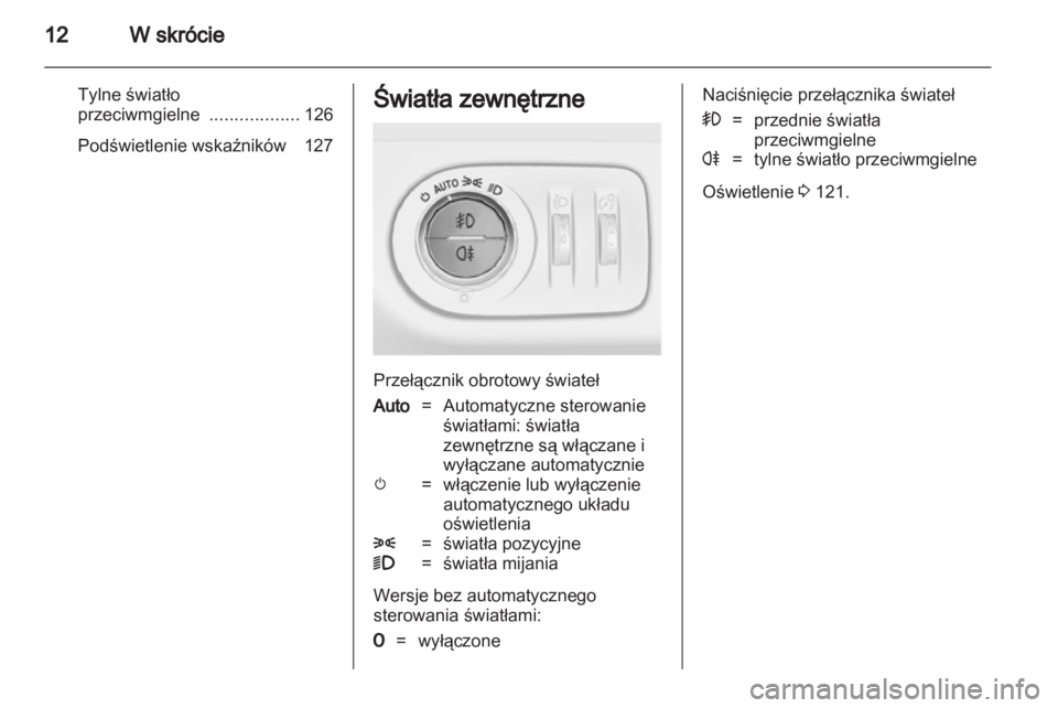 OPEL MERIVA 2013.5  Instrukcja obsługi (in Polish) 