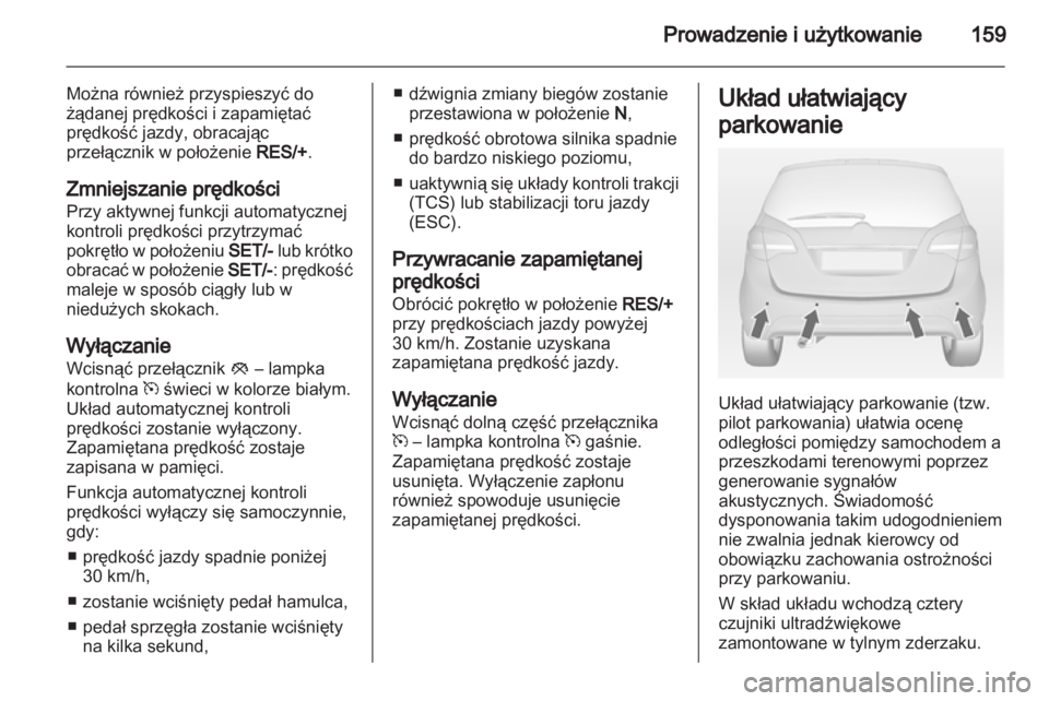 OPEL MERIVA 2013.5  Instrukcja obsługi (in Polish) 