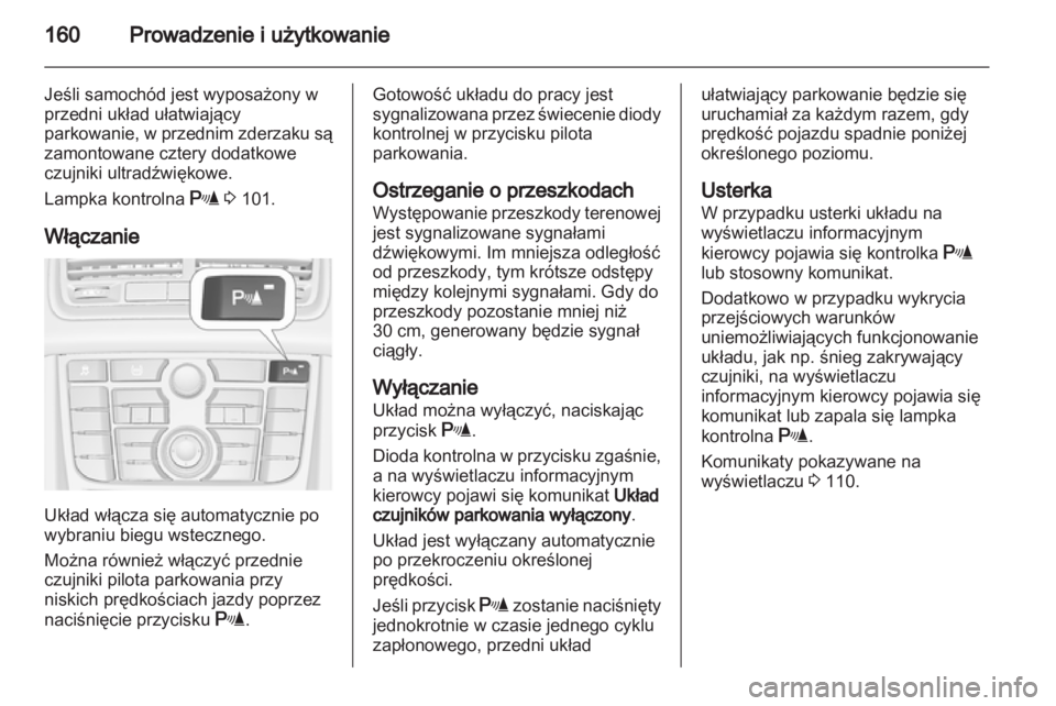 OPEL MERIVA 2013.5  Instrukcja obsługi (in Polish) 