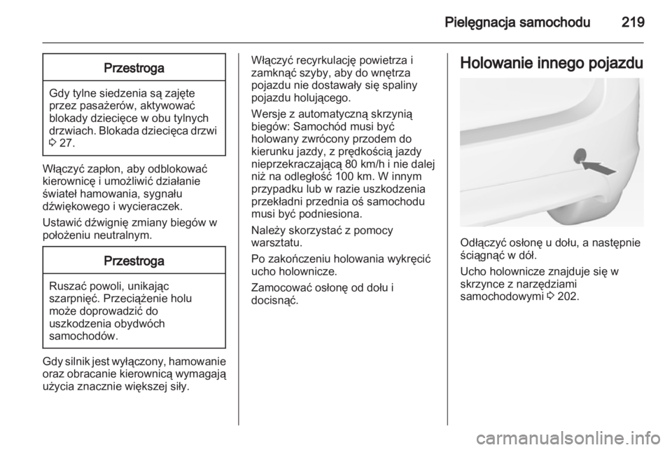 OPEL MERIVA 2013.5  Instrukcja obsługi (in Polish) 