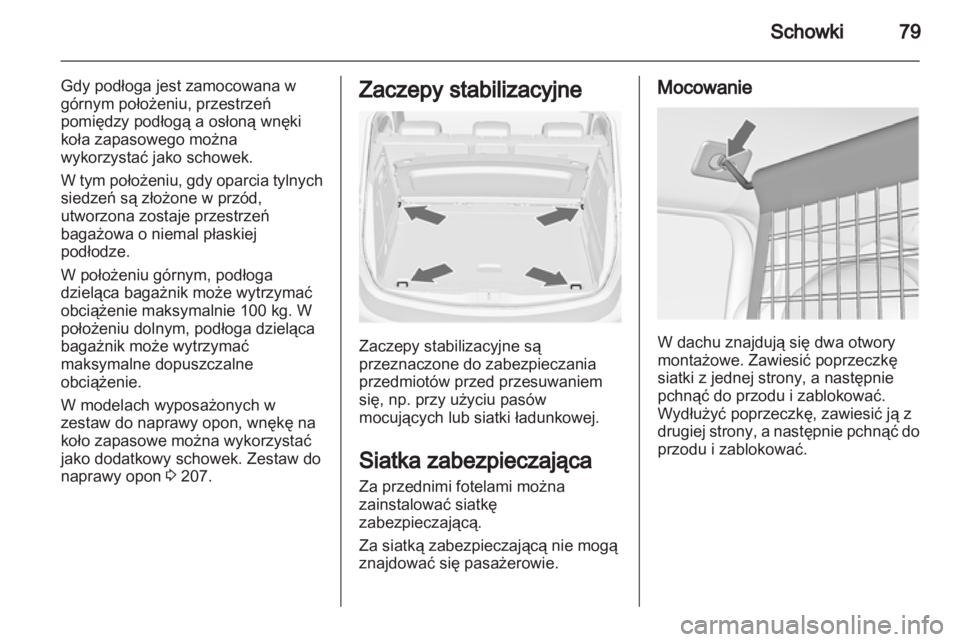 OPEL MERIVA 2013.5  Instrukcja obsługi (in Polish) 