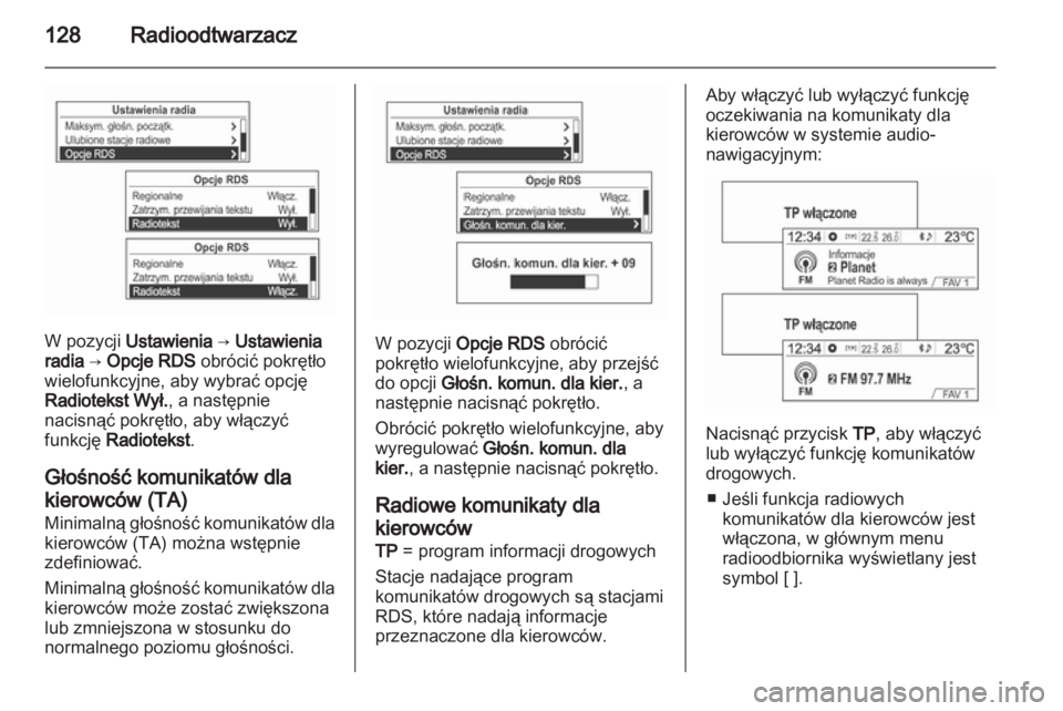 OPEL MOKKA 2013  Instrukcja obsługi systemu audio-nawigacyjnego (in Polish) 