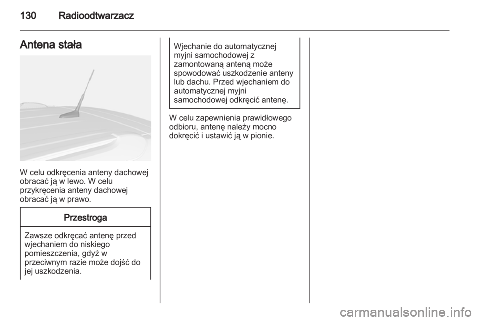 OPEL MOKKA 2013  Instrukcja obsługi systemu audio-nawigacyjnego (in Polish) 