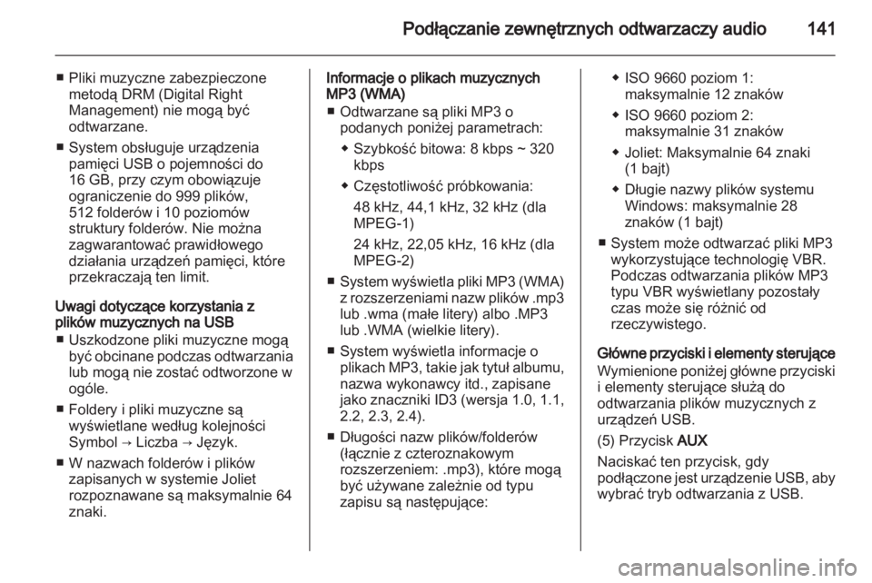 OPEL MOKKA 2013  Instrukcja obsługi systemu audio-nawigacyjnego (in Polish) 