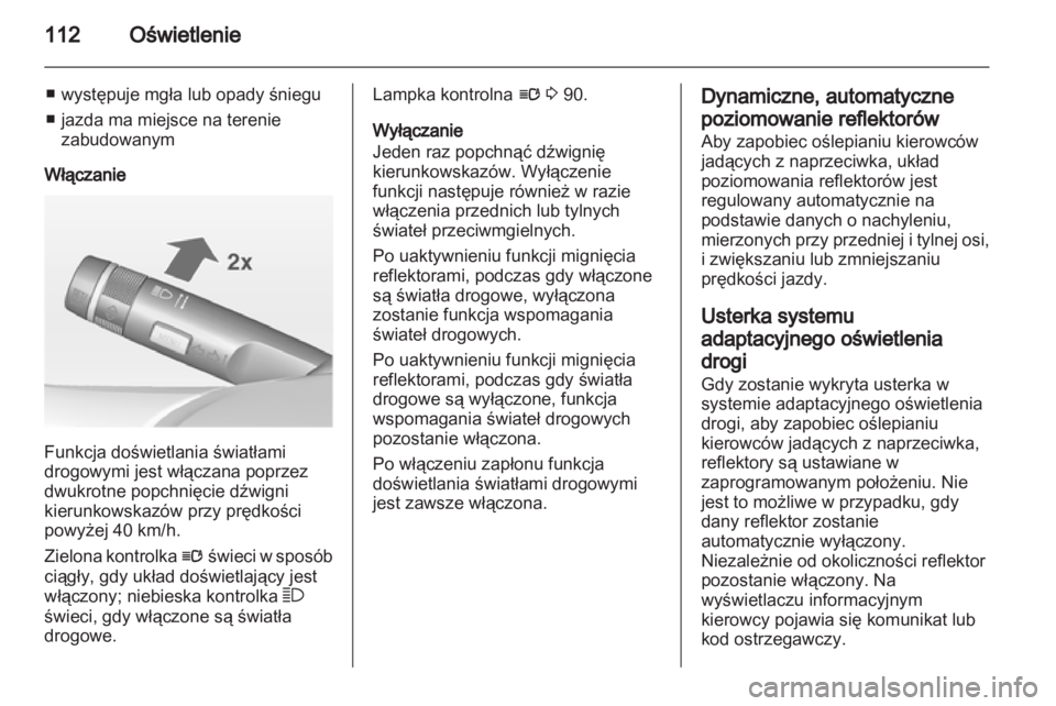 OPEL MOKKA 2013  Instrukcja obsługi (in Polish) 