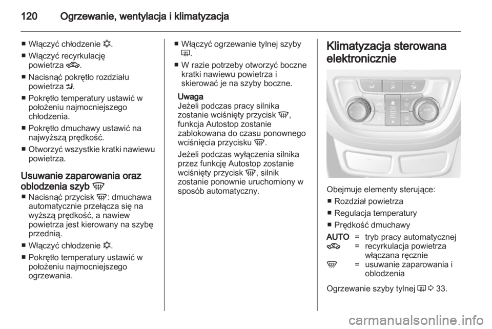 OPEL MOKKA 2013  Instrukcja obsługi (in Polish) 