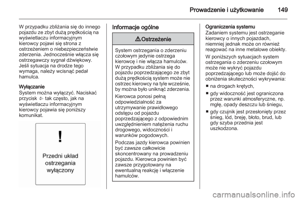 OPEL MOKKA 2013  Instrukcja obsługi (in Polish) 