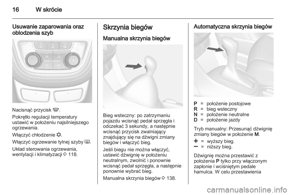 OPEL MOKKA 2013  Instrukcja obsługi (in Polish) 