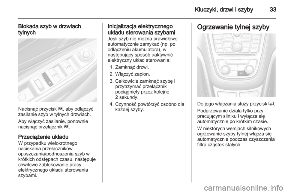 OPEL MOKKA 2013  Instrukcja obsługi (in Polish) 