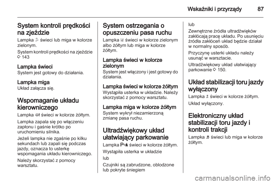 OPEL MOKKA 2013  Instrukcja obsługi (in Polish) 