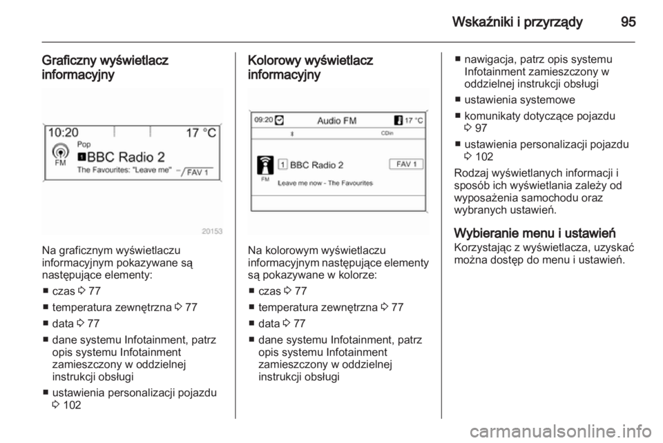 OPEL MOKKA 2013  Instrukcja obsługi (in Polish) 