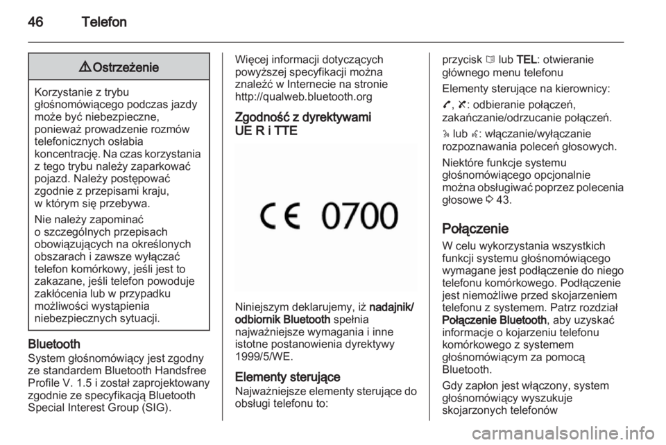OPEL MOVANO_B 2010.5  Instrukcja obsługi systemu audio-nawigacyjnego (in Polish) 