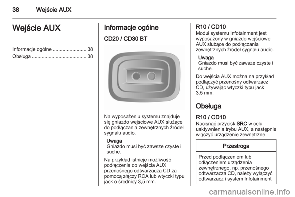 OPEL MOVANO_B 2012  Instrukcja obsługi systemu audio-nawigacyjnego (in Polish) 