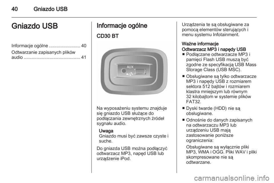 OPEL MOVANO_B 2012  Instrukcja obsługi systemu audio-nawigacyjnego (in Polish) 