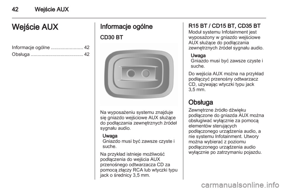OPEL VIVARO 2013  Instrukcja obsługi systemu audio-nawigacyjnego (in Polish) 