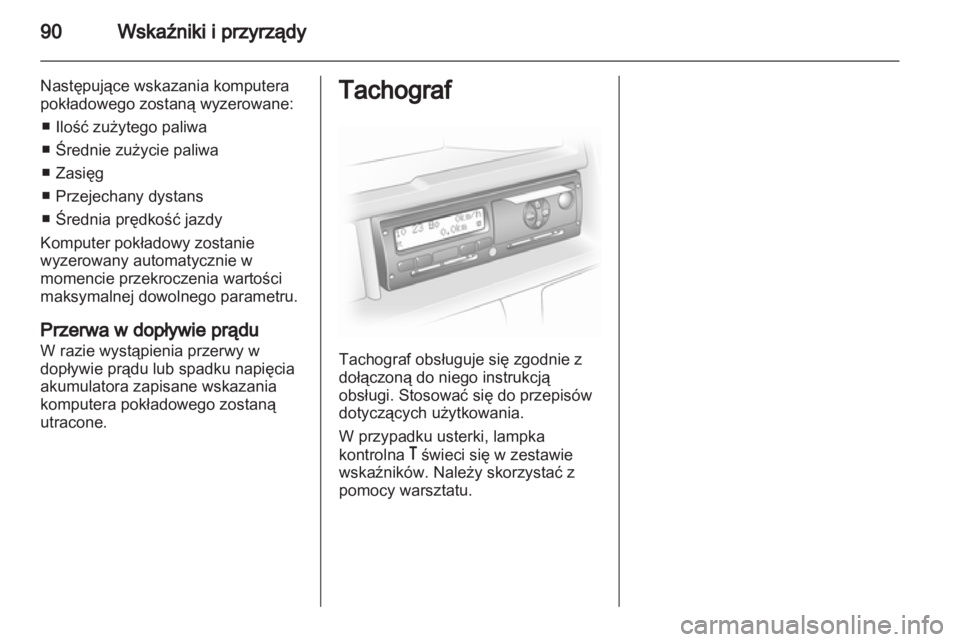 OPEL MOVANO_B 2013.5  Instrukcja obsługi (in Polish) 