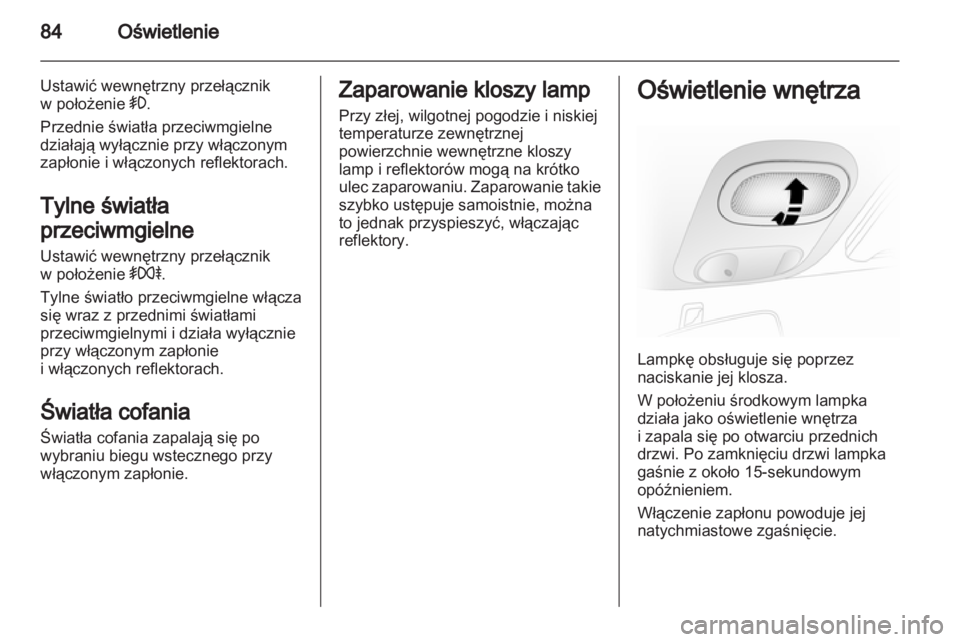 OPEL VIVARO 2011  Instrukcja obsługi (in Polish) 