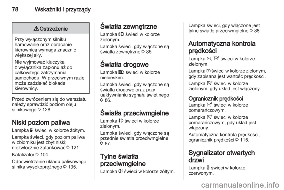 OPEL VIVARO 2011.5  Instrukcja obsługi (in Polish) 