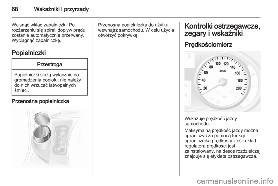 OPEL VIVARO 2012  Instrukcja obsługi (in Polish) 