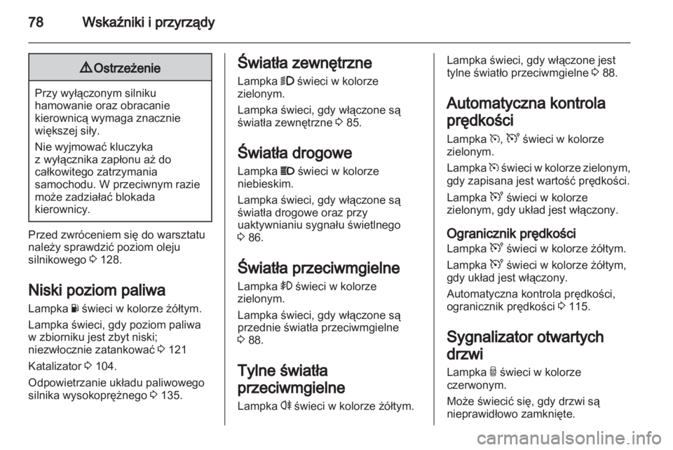 OPEL VIVARO 2012  Instrukcja obsługi (in Polish) 