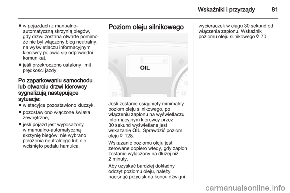 OPEL VIVARO 2012  Instrukcja obsługi (in Polish) 