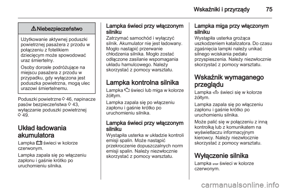 OPEL VIVARO 2013  Instrukcja obsługi (in Polish) 