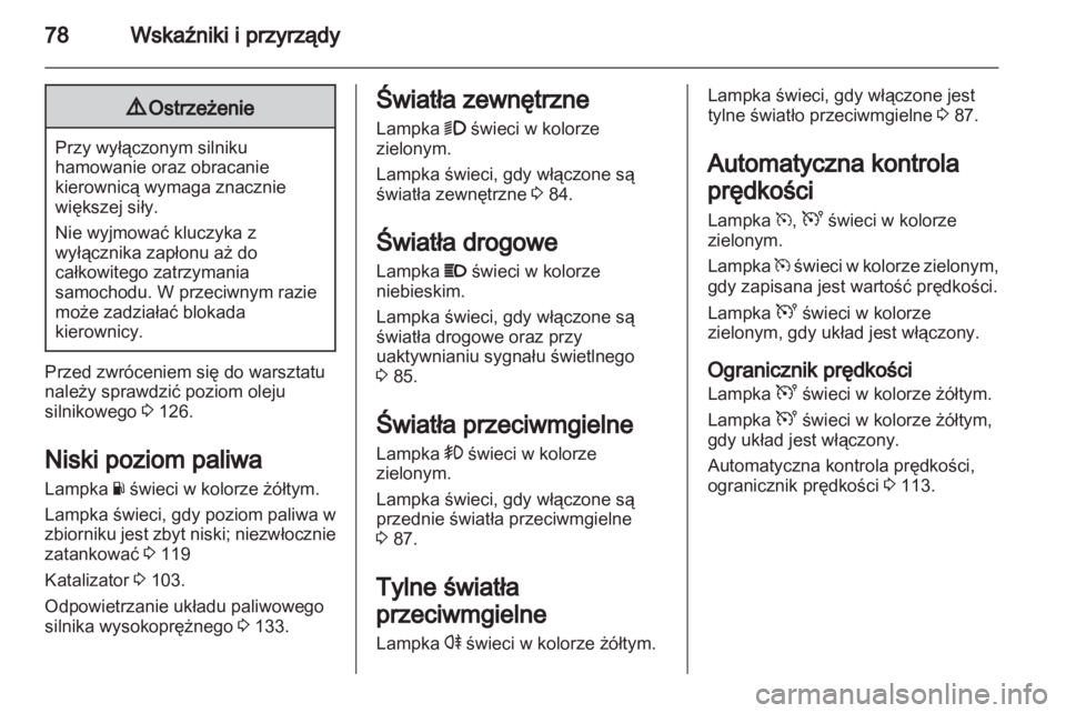 OPEL VIVARO 2013  Instrukcja obsługi (in Polish) 