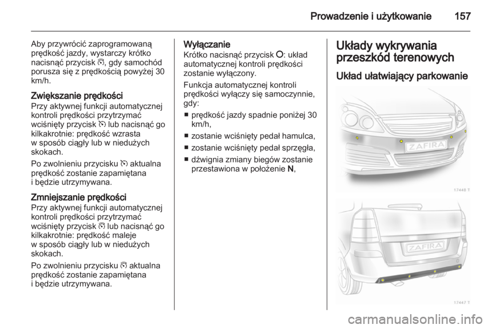 OPEL ZAFIRA 2010  Instrukcja obsługi (in Polish) 