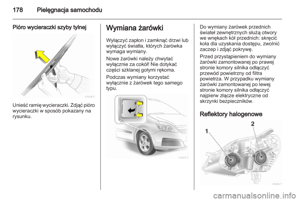 OPEL ZAFIRA 2010.5  Instrukcja obsługi (in Polish) 