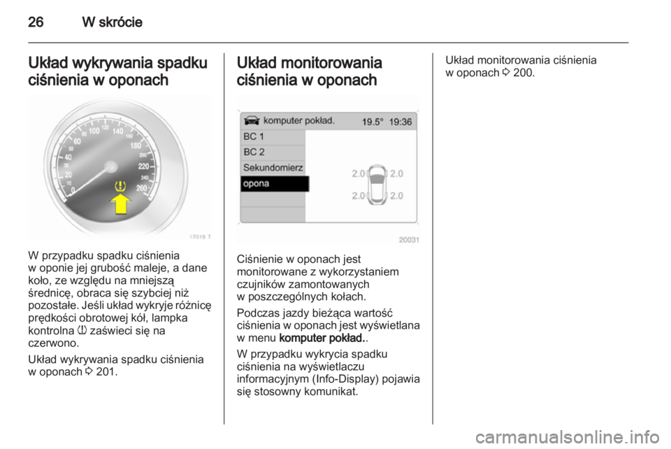 OPEL ZAFIRA 2011  Instrukcja obsługi (in Polish) 