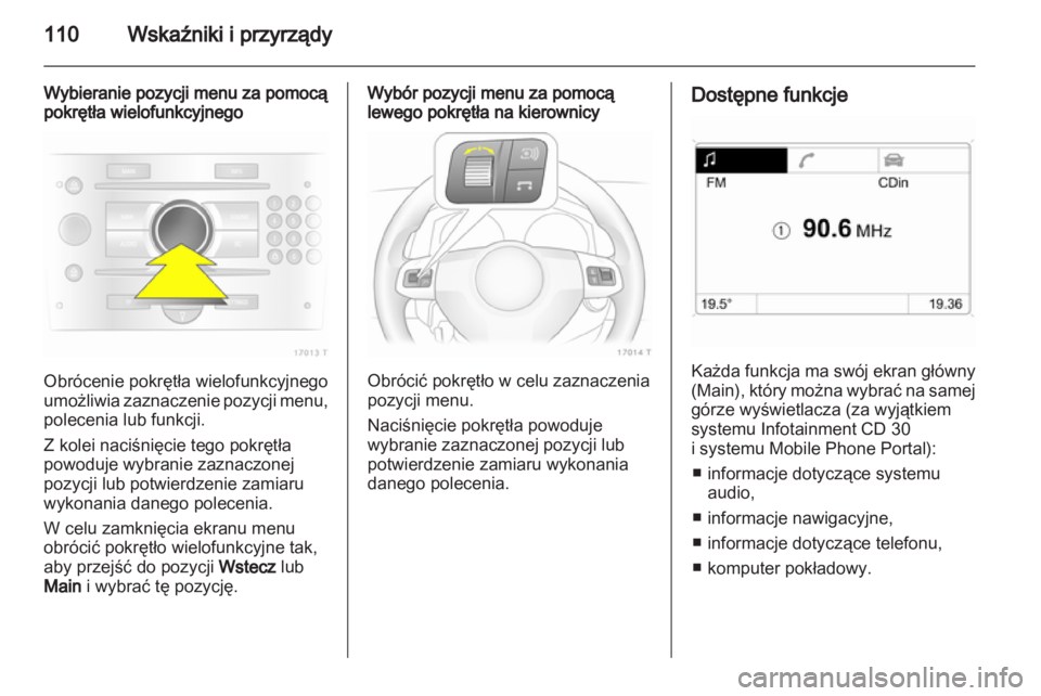 OPEL ZAFIRA 2011.5  Instrukcja obsługi (in Polish) 