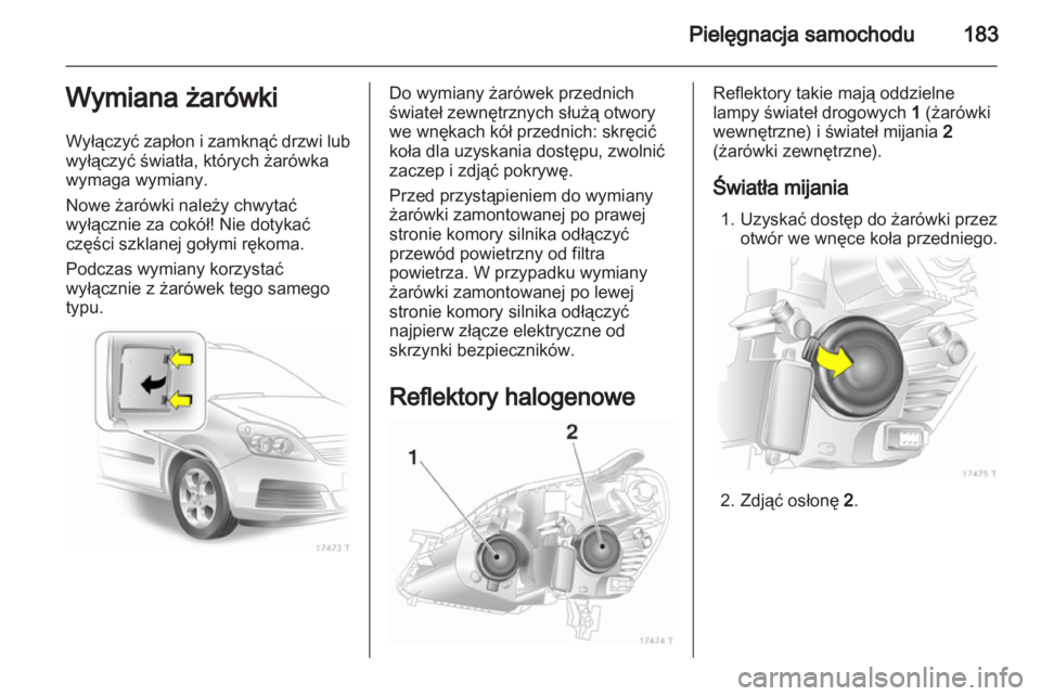 OPEL ZAFIRA 2011.5  Instrukcja obsługi (in Polish) 
