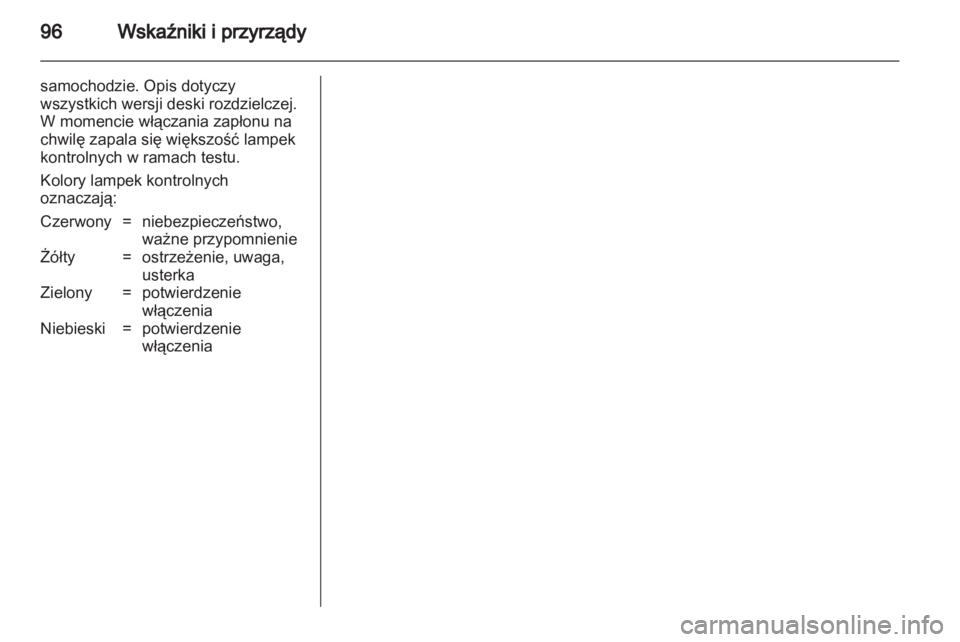OPEL ZAFIRA 2011.5  Instrukcja obsługi (in Polish) 