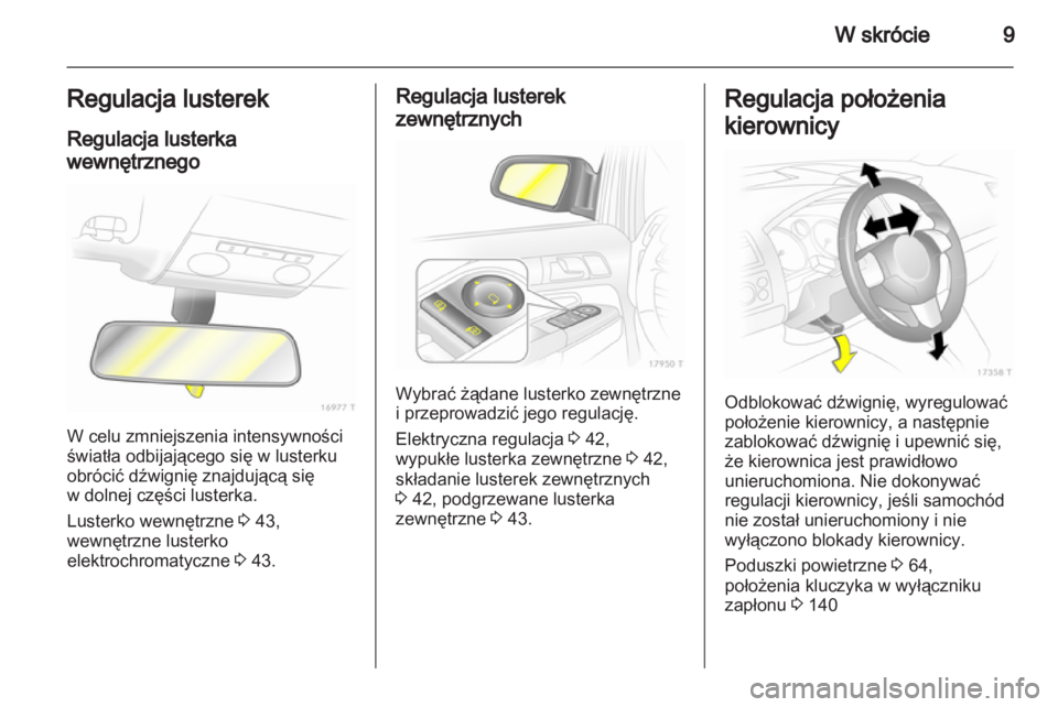 OPEL ZAFIRA 2012  Instrukcja obsługi (in Polish) 