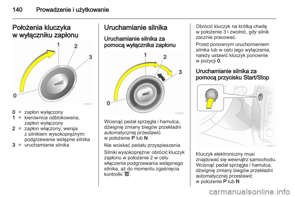 OPEL ZAFIRA 2012  Instrukcja obsługi (in Polish) 