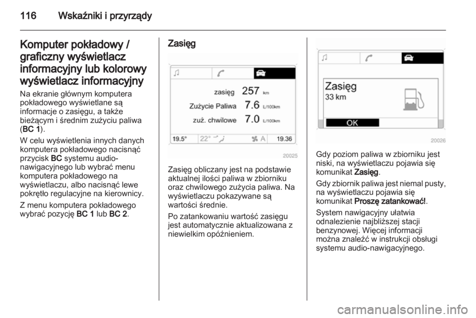 OPEL ZAFIRA 2013  Instrukcja obsługi (in Polish) 